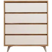 Skye Decor , Suvera, Kommoden, Eikenhout, Melamine-spaanplaat, 70 x 86 x 40 cm