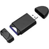 ISY Kaartlezer 8-in-1 Usb 3.0 Zwart (icr-130)