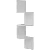 Hannah Home Wandrek Emma | mdf wit 25x105.4x25 cm wandrekken | NADUVI