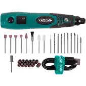 Vonroc Roterende multitool 4V | Incl. 31-delige accessoire set, oplader en opbergtas