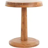 Light & Living Bijzettafel Mangohout Naturel Nalagu Ø 46 x 52cm