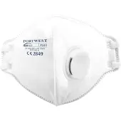 Portwest dolomite stofmasker FFP3 20 stuks met ventiel (20 Stuks)