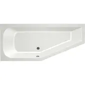 Beterbad Hoekbad Xenz Lagoon Compact 160x75x45 cm Links Mat Wit