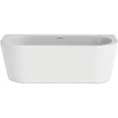Xenz Charley half vrijstaand bad 165x76 cm wit
