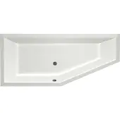 Xenz Ligbad Beterbad Society Compact Links 170x75x44 cm Gebroken Wit