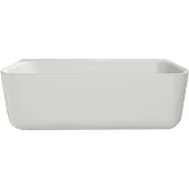 Xenz Taylor half vrijstaand bad 180x80 cm mat wit