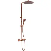 Xenz Duero - Thermostatisch opbouw doucheset telescopisch oud koper