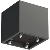 HetTuinstel.nl Polyester plantenbak 70x70x70cm - Met wielen