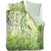 Kardol Giverny Dekbedovertrek - Green 200x200/220 cm
