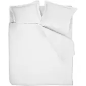 Beddinghouse Gloss dekbedovertrek - Tweepersoons - 200x200/220 cm - Wit