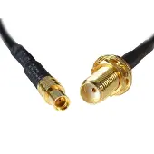 DeLOCK SMA (v) - MMCX (v) kabel - RG-174 - 0,20 meter