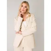 Base Level getailleerde blazer Yace beige female | Maat: 46