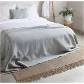 House In Style Sprei Patara Blue Grey-140 x 260 cm