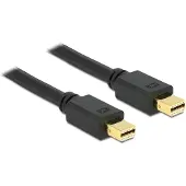DeLOCK Mini DisplayPort kabel - versie 1.2 (4K 60 Hz) / zwart - 5 meter