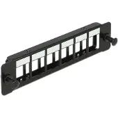 DeLOCK Mounting Panel voor 6 Keystone modules / zwart