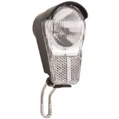 Spanninga Voorlicht voor fiets - - Galeo Xb - Zwart - 2 x AA - 4 lux - Verpakking van 25 - 95 g - Batterijgevoed