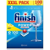 Finish Power All-in-1 Essential vaatwastabletten Lemon (100 vaatwasbeurten)