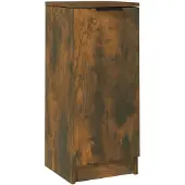 vidaXL Dressoir 30x30x70 cm bewerkt hout gerookt eikenkleurig