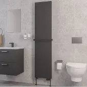 Eastbrook Wingrave paneelradiator 30x180cm zwart mat 694W