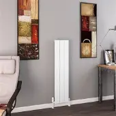 Eastbrook Charlton radiator 30x120cm aluminium 585W wit mat