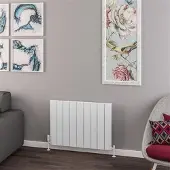 Eastbrook Withington radiator 85x60cm aluminium 889W wit mat