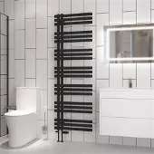 Eastbrook Hurley handdoekradiator 60x180cm 913W zwart mat