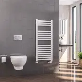 Eastbrook Defford handdoekradiator 50x120cm 603W wit glans