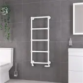 Eastbrook Stour handdoekradiator 50x120cm 287W wit mat