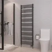 Eastbrook Corinium handdoekradiator 60x180cm 1058W antraciet