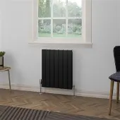 Eastbrook Hadleigh radiator 50x60cm aluminium 821W zwart mat