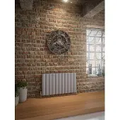 Eastbrook Guardia radiator 105x60cm aluminium 1790W grijs mat