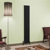 Eastbrook Tordino radiator 30x180cm aluminium 864W zwart mat