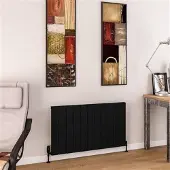 Eastbrook Charlton radiator 105x60cm aluminium 1081W zwart mat
