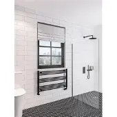 Eastbrook Wingrave handdoekradiator 100x60cm zwart mat 543W