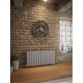 Eastbrook Guardia radiator 125x60cm aluminium 2080W grijs mat