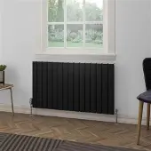 Eastbrook Hadleigh radiator 105x60cm aluminium 1759W zwart mat