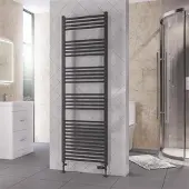 Eastbrook Rion handdoekradiator 60x180cm 1122W antraciet