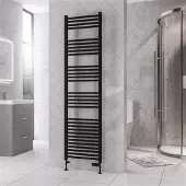 Eastbrook Rion handdoekradiator 50x180cm 985W zwart mat