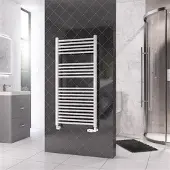 Eastbrook Rion handdoekradiator 60x120cm 740W wit glans
