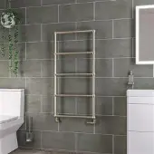 Eastbrook Stour handdoekradiator 60x120cm 232W messing geborsteld