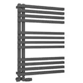 Eastbrook Reinbach handdoekradiator 60x80cm 556W antraciet