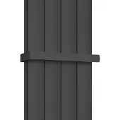 Eastbrook Guardia handdoekhouder voor radiator 55cm antraciet