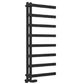 Eastbrook Platani handdoekradiator 50x115cm 467W zwart mat