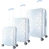 Elle Harde Kofferset 3-Delig / Reiskofferset / Trolleyset - Alors - Zilver - Zilver / Set