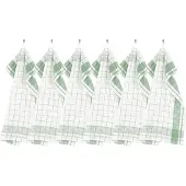 Tiseco Keukendoek Home Studio Pharao Arabesque Smoke Green (Set van 3) - 50 x 70 cm