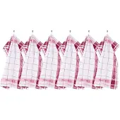 Tiseco Keukendoek Home Studio Pharao Utensils Red (Set van 3) - 50 x 70 cm