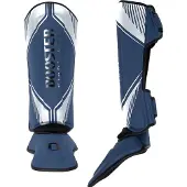 Booster Kickboks Scheenbeschermers Bangkok - Blauw/ZILVER - maat L