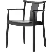Audo Copenhagen Merkur stoel met armleuningen Black