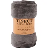 Tiseco Plaid Home Studio Cosy Grey-150 x 200 cm