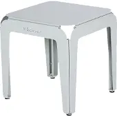 Weltevree | Bended Stool | Krukje buiten, Multifunctionele Kruk & Bijzettafel Buiten | Aluminium Gepoedercoat | Agaatgrijs RAL 7038
